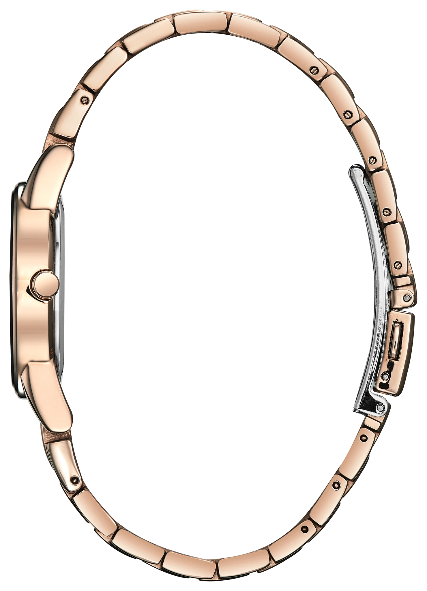 Citizen Mickey Mouse Ladies Eco-Drive Rose Gold Black Dial Watch